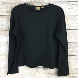 Northeast Outfitters Top Black Long Sleeve Stretch Basic Women's Medium